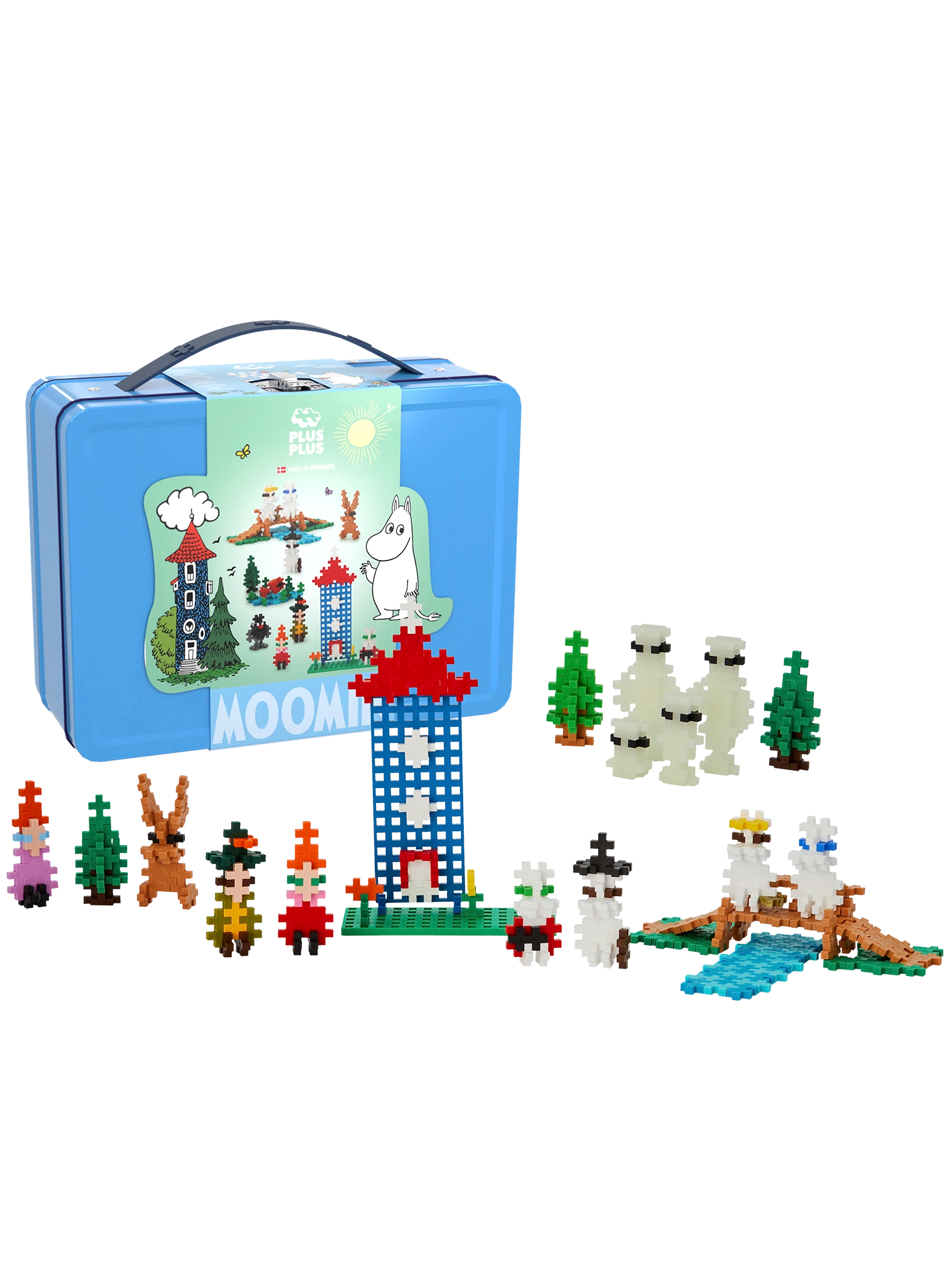 Mumindalen - Blå Metallväska